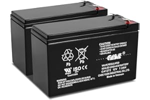 Casil 12V 7.2AH UPS Battery Replacement for APC Back-UPS XS 1000 Replacement Battery - BX1000G Replacement Battery - APC Back-UPS RS 1500 Battery Replacement - 2 Pack