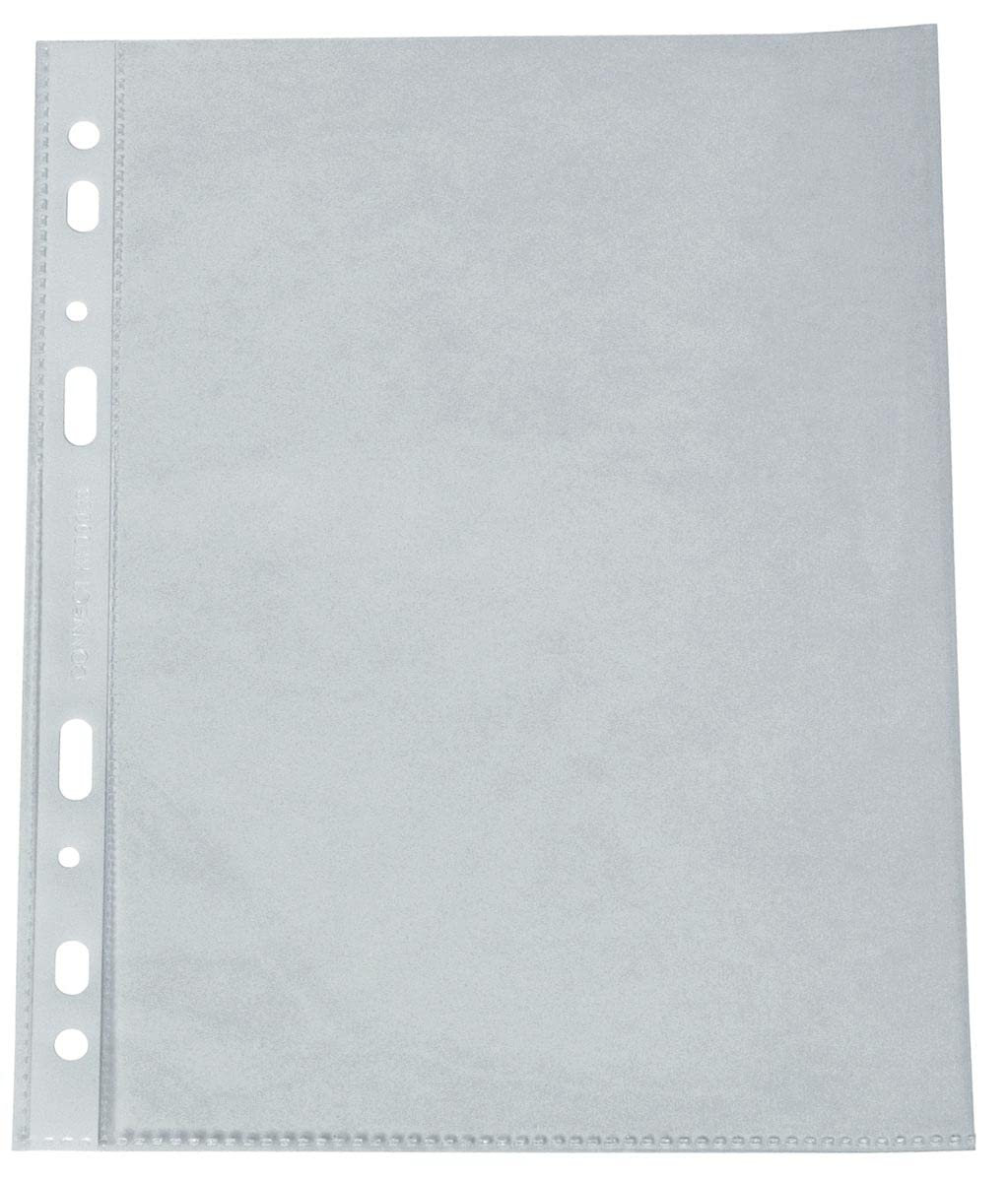 Punched Pockets Q-CONNECT PP A4 Cristal 75 Micron 100pcs / Document Archiving/Type-Crystalline/Kind-Standard/Material-PP/Colour-Transparent/Format-A4 / Thickness (mm)-75