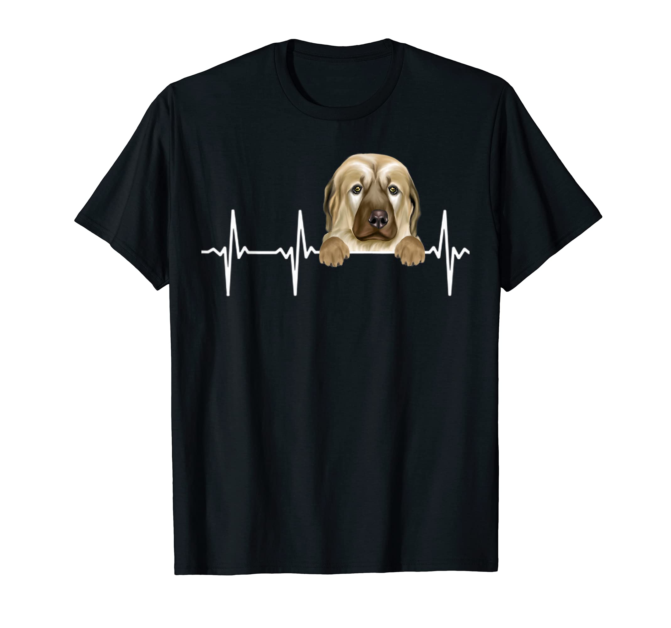 Funny Dog Heartbeat For Anatolian Shepherd Dog Lovers T-Shirt