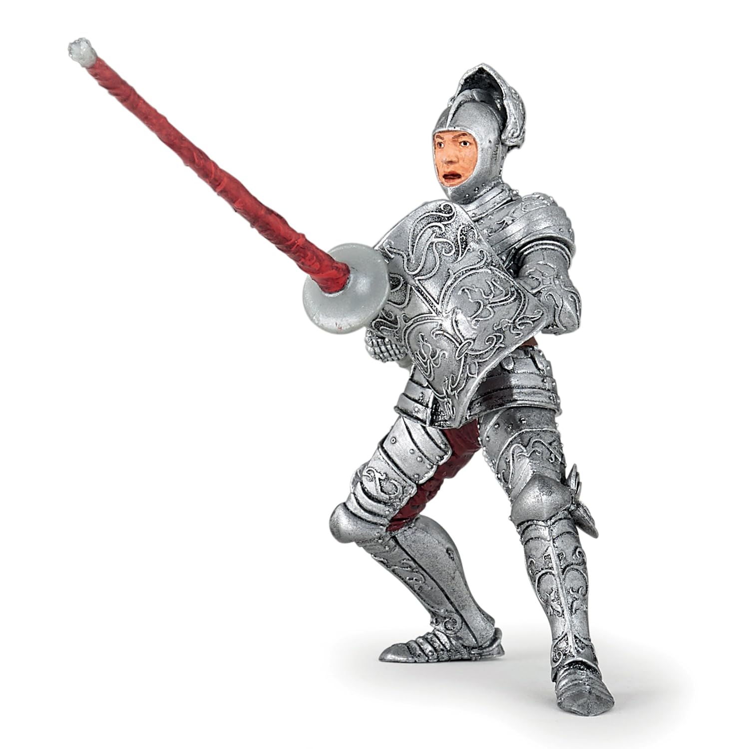 Papo - Realistic Armored Knight Figure - Ages 3+ - Fantasy & Medieval Collection - Creative Play Medieval Battle - Gift Idea Toy for Girls and Boys