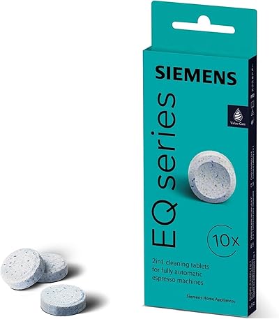 10 Bosch Siemens Cleaning Tablets, Improved formula TZ80001A, White