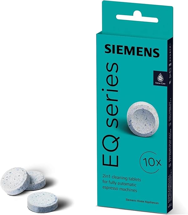 10 Bosch Siemens Cleaning Tablets, Improved formula TZ80001A, White