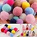 Acerich 300 Pcs 1 Inch Assorted Pompoms Multicolor Arts and Crafts Fuzzy Pom Poms Balls for DIY Creative Crafts Decorations