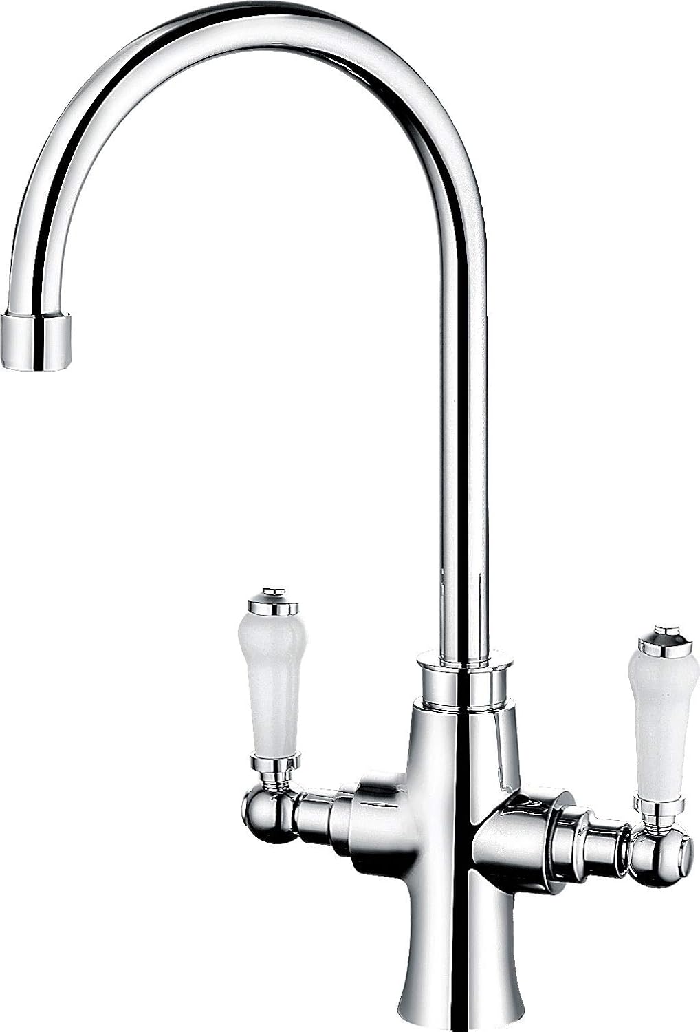 Keenware KKT563 Victorian Style Kitchen Tap, Chrome BigaMart