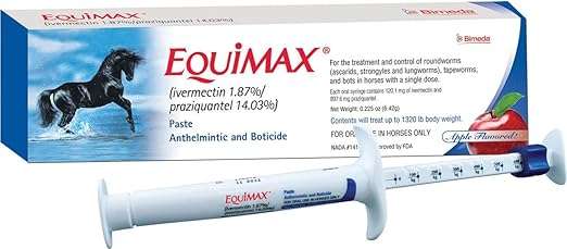 Equimax, 6.42 gm Paste : Horse Wormer 