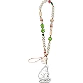 iFace Moomin Beaded Wristlet Universal Charm Strap – Cute Wrist Strap for Cell Phone Camera Keys AirPods