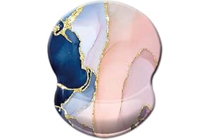 Mouse Pad with Wrist Support, Non Slip Mousepad Wrist Rest for Office, Computer, Laptop & Mac- Durable & Comfortable & Lightw