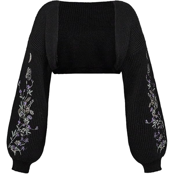 Shrug Cardigan Womens Bolero Cropped Crochet Shrug Sweater Knit
