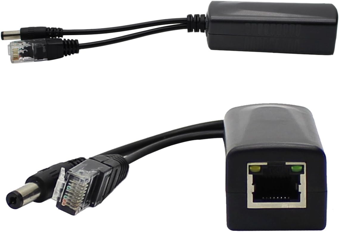 ANVISION 2-Pack PoE Splitte, DC 12V Output, IEEE 802.3af Compliant, for Non-PoE IP Camera, AP, Router Voip Phone, AV-PS12 - Image 4