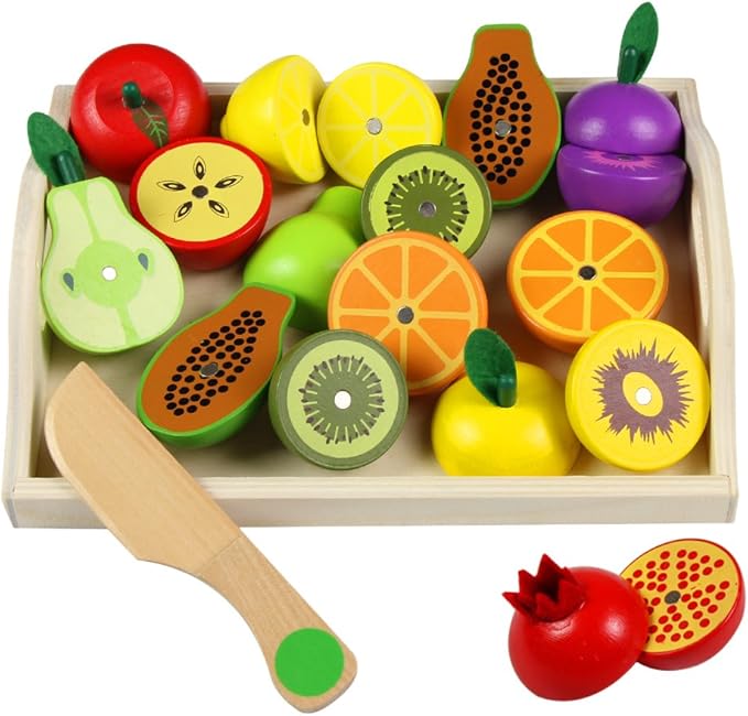 Fruits et Légumes Jouets Bois Fruit a Decouper Enfant Jeu de