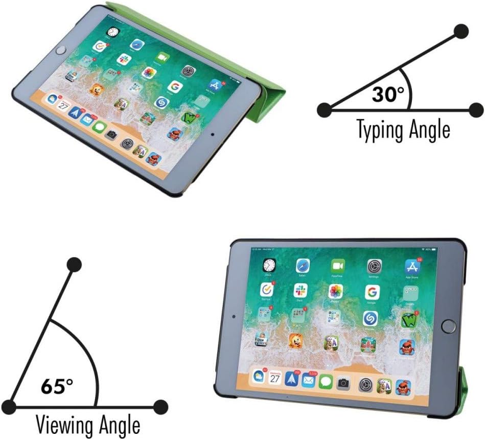 COOVY® Ultra Slim Cover for Apple iPad mini 5 (Model 2019) Smart Protective Cover Case Cover with Standing function and Auto Sleep/Wake up I green - Image 3