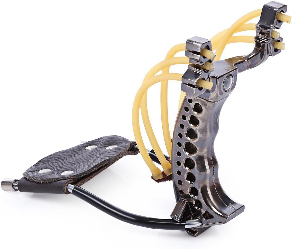 Slingshots with Wrist Support Camouflage Hunting Bow Hunting Rubber Bands Folding Wrist Outdoor Powerful Tools for Hunting