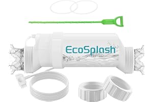 EcoSplash Salt Cell for Swimming Pool Salt Chlorine Generator Pool Salt Cell Replacement Fits for Hayward TurboCell W3T-Cell-9 BLW1T9H Chlorinator up to 25,000 Gallons