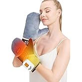 Cordless Heated Gloves for Arthritis Hands, 2PCS Rechargeable Hand Warmers Mittens for Carpal Tunnel, 3-Level Vibration, 104-140℉ Adjustable Temp, 30/45/60Mins Timer, Type-C Cable & Storage Bag