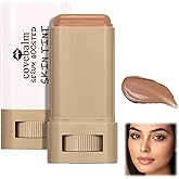 Covebalm Beauty Skin Tint for Black Women, Covebalm Foundation Stick, Beauty Balm Serum Boosted Skin Tint, Tinted Moisturizer, Full Coverage Foundation, Concealer Stick for Face Makeup (#06)