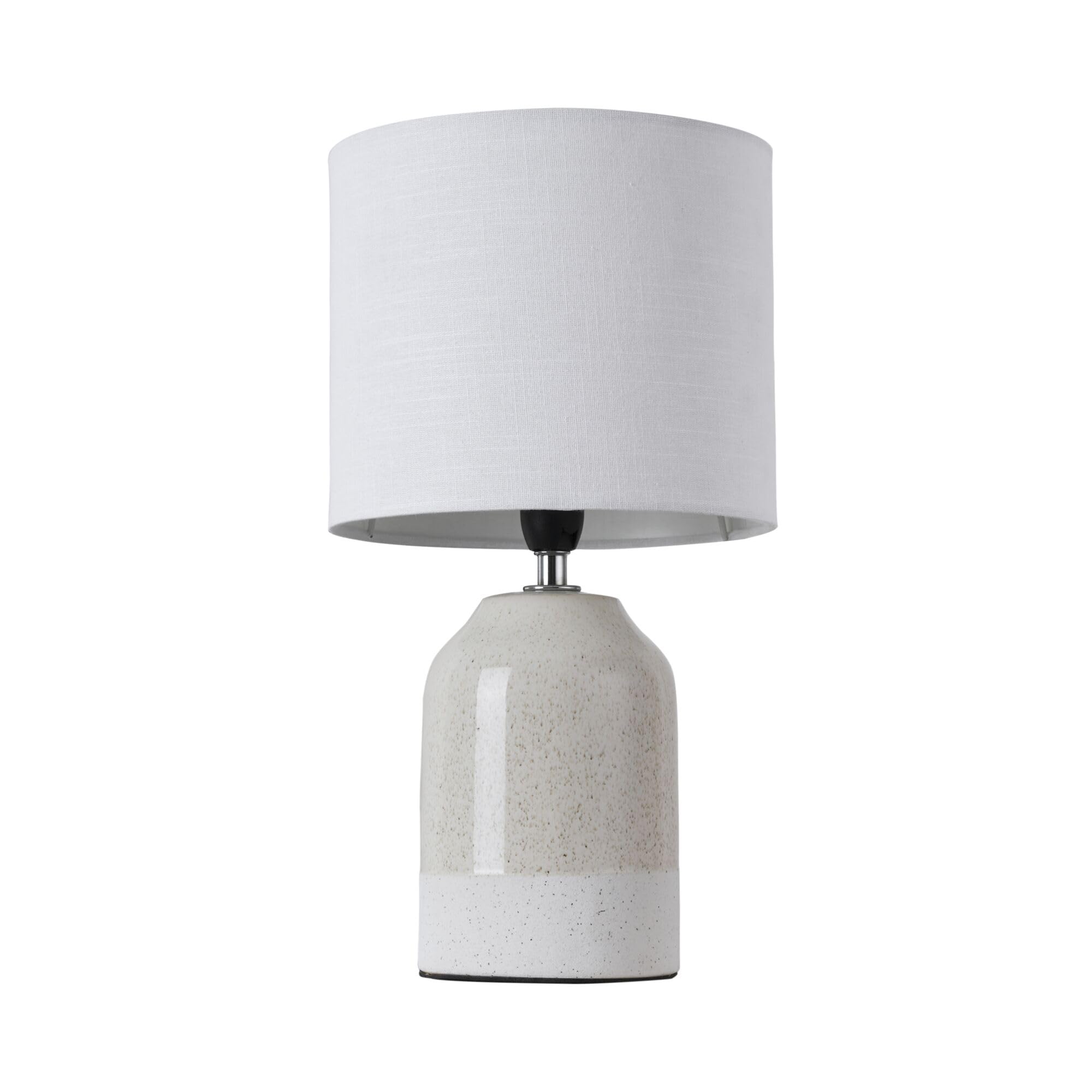Pauleen 48022 Sandy Glow max. 20W for E14 Bedside Table luminaire Beige White 230V Ceramic/Fabric Without lamp