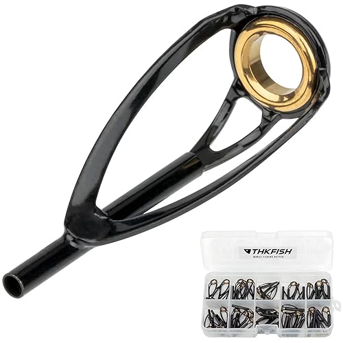 THKFISH Rod Tip Repair Kit 50pcs Rod Tips Fishing Rod Tips