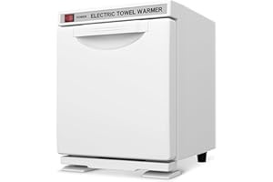 RyJaune Towel Warmer, 5L Professional Hot Towel Warmer, High-Performance Compact Towel Warmer Cabinet Ideal for Home, Salon, Barber.-White, MSD-142E