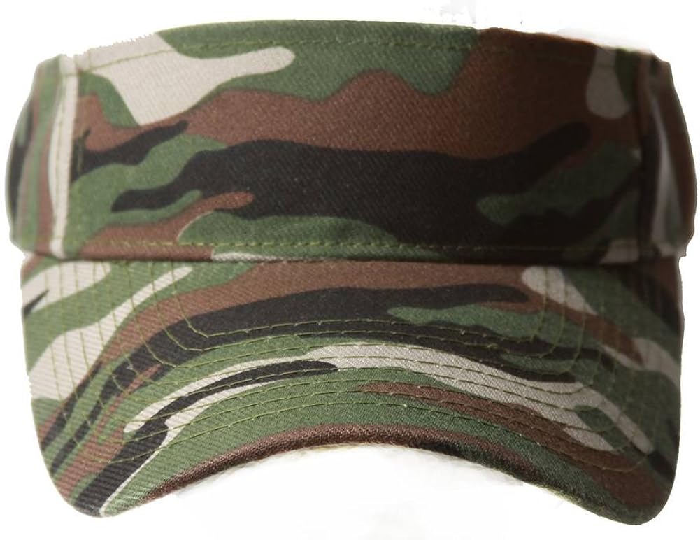 camouflage sun visor hat