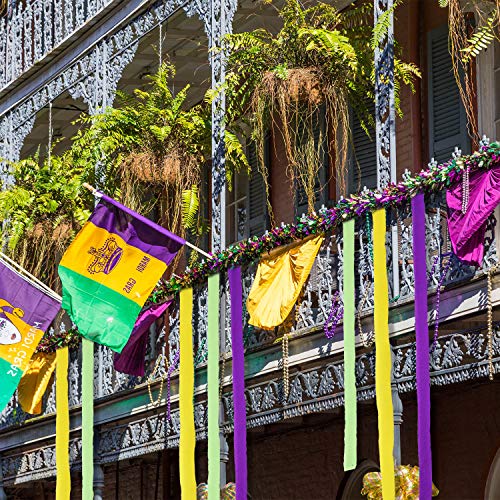 image for Leinuosen 525 Feet Totally Crepe Paper Streamers Mardi Gras Streamer P