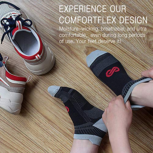 PAPLUS No Show Compression Socks for Men and Women, Low Cut Running ...