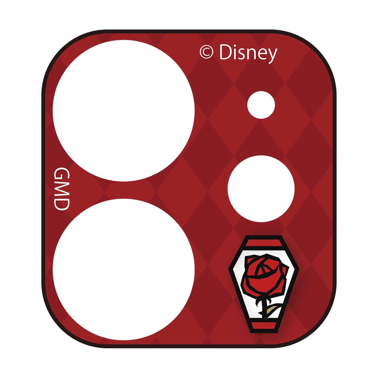 グルマンディーズ 『ディズニー ツイステッドワンダーランド』／iPhone12(6.1インチ)対応カメラカバー ハーツラビュル DN-790A商品画像