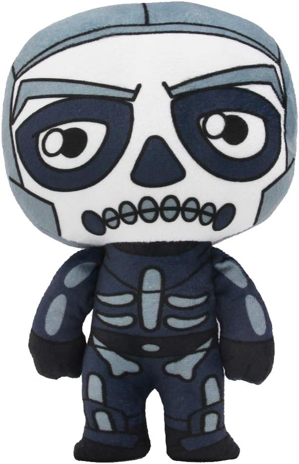 Mazeshop Battle Royale Game Halloween Skins Skull Trooper Plush Figure Stuffed Doll 8 inch