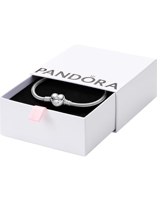 総額8万相当　Pandora Amazon.com: PANDORA Moment Engravable Bar Link Bracelet - Sterling