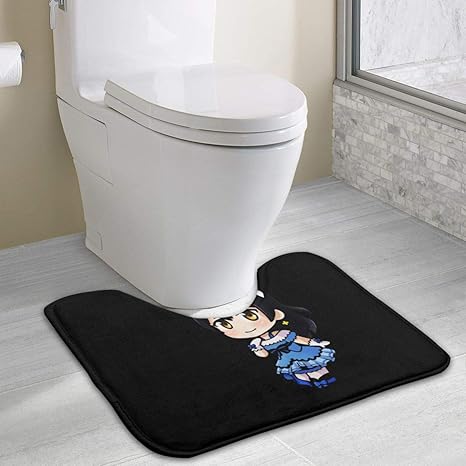 Amazon 便器マット ラブライブ サンシャイン 7 トイレマット 足ふきマット U型足元マット バスマット 吸水マット U型 おくだけ吸着 床汚れ防止マット 家庭用 ホテル用 おしゃれ トイレに変身 新生活 トイレマット タンクカバー ホーム キッチン オンライン通販