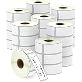 BETCKEY - Compatible DYMO 30277 (9/16" x 3-7/16") File Folder Labels (2-UP) - Compatible with DYMO Labelwriter 450, 4XL, NOT FIT 550 & 5XL [28 Rolls/7280 Labels]