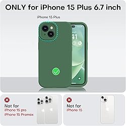 Vooii Compatible with iPhone 15 Plus Case, Upgrade