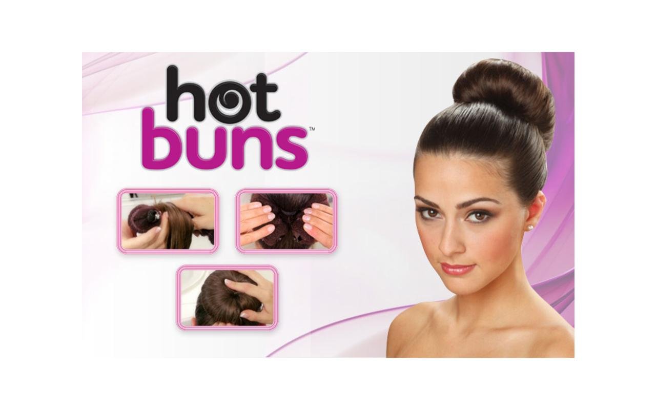 Amazon Com Hot Buns Simple Styling Solution For Dark Hair Pack