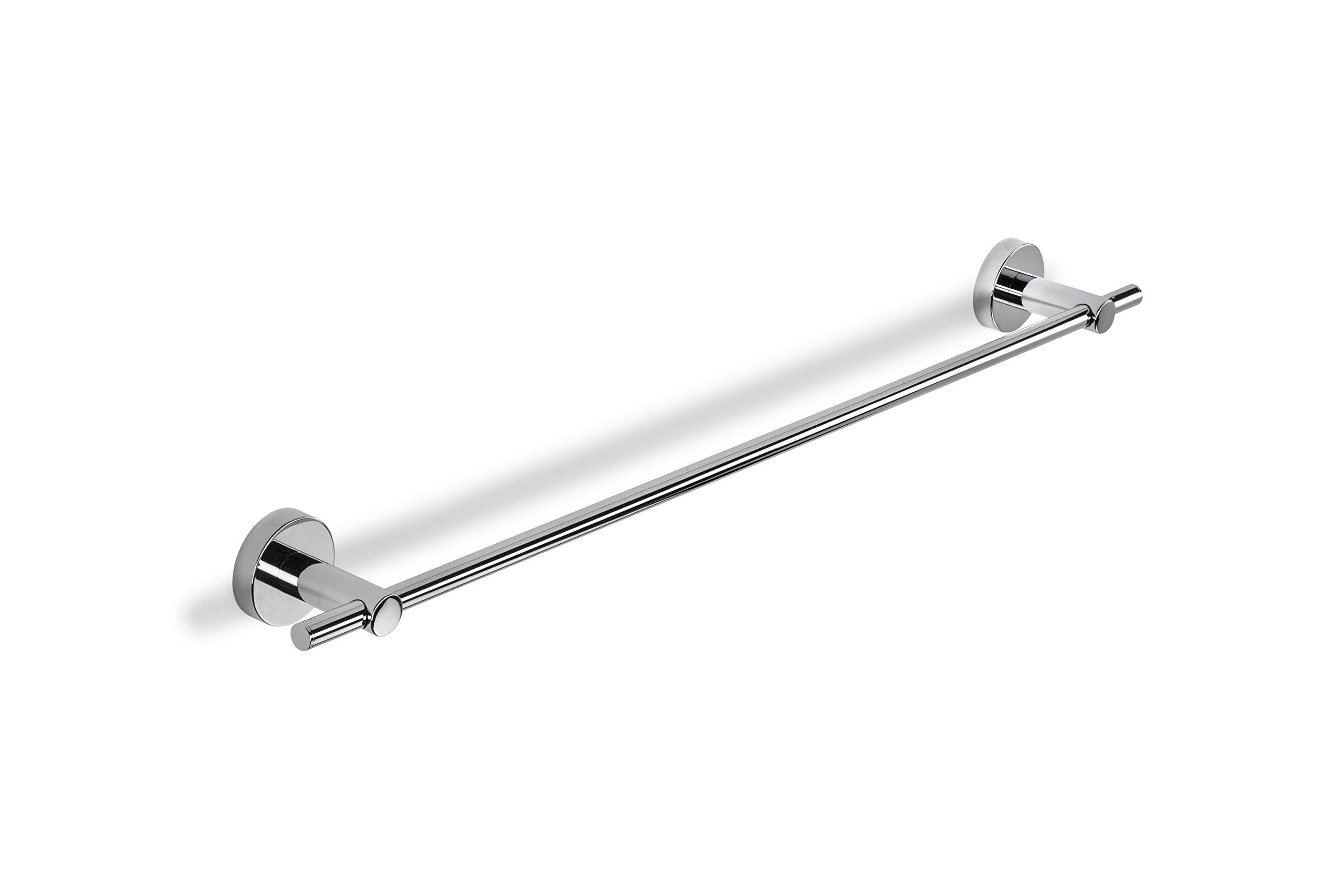 Croydex Flexi-Fix Pendle Towel Rail, Chrome, 85 x 675 x 45mm, Silver