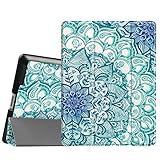 Fintie iPad 2/3/4 Case - Lightweight Slim Tri-Fold Smart Stand Cover Protector Supports Auto Wake/Sleep for iPad 4th Generation with Retina Display, iPad 3 & iPad 2 - Emerald Illusions