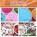 Slime Foam Balls & Slime Containers – 10 Pack Colorful Foam Balls, 6 PCS Slime Containers with Lids for 46g Slime, 6PCS Glue Mixing Spoons for DIY Slime, Kids Slime Party, Home Decorative