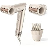 FrizzFighter Finishing Tool, Wide Tooth Comb for Shark FlexStyle (Model XSKHD4WTCA) - Styling Attachment for Curly and Coily Hair, in Stone