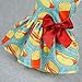 Fitwarm Hamburger Pet Clothes for Dog Dresses Cat Vest Shirts Blue Medium