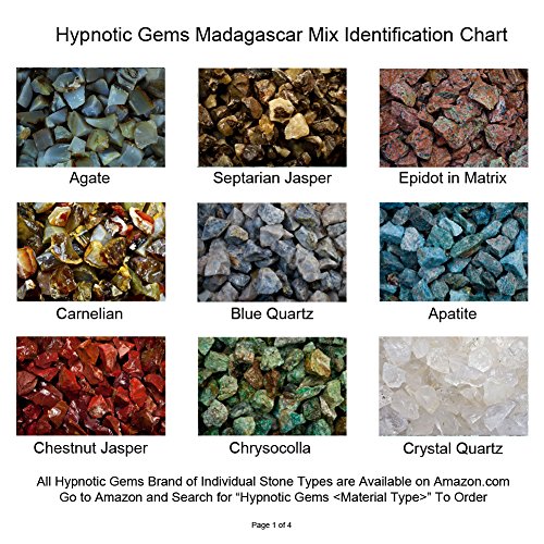 Hypnotic Gems Materials 3 lbs (BEST VARIETY) of a 28 Stone