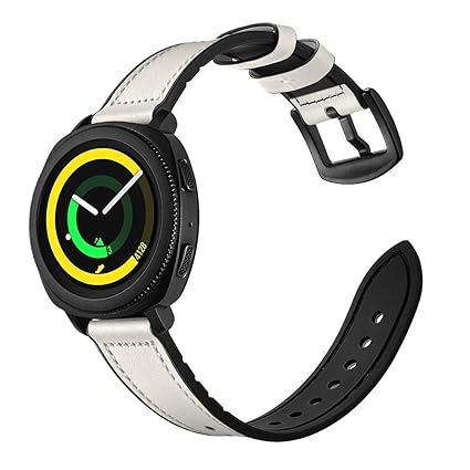 Amazon.com: SIKAI Leather Silicone Band Samsung Gear Sport ...