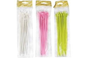 FRCOLOR Hair Roller Pins 90pcs Plastic Brush Roller Pick Perm Needle Barber's Special Hairdressing Tool for Hair Curling Styling Accessories