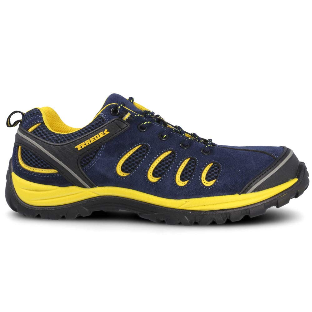 Walls 1 Radio Shoe, Safety, Protection, Drawstring, Comfort, Blue/Yellow