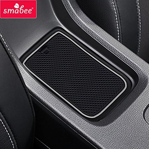 カスタム インテリア ラバーマット に適用する ホンダ S660 専用設計 ドリンクホルダー センターコンソール ドアポケット赤 光沢のある白 青 6p 白