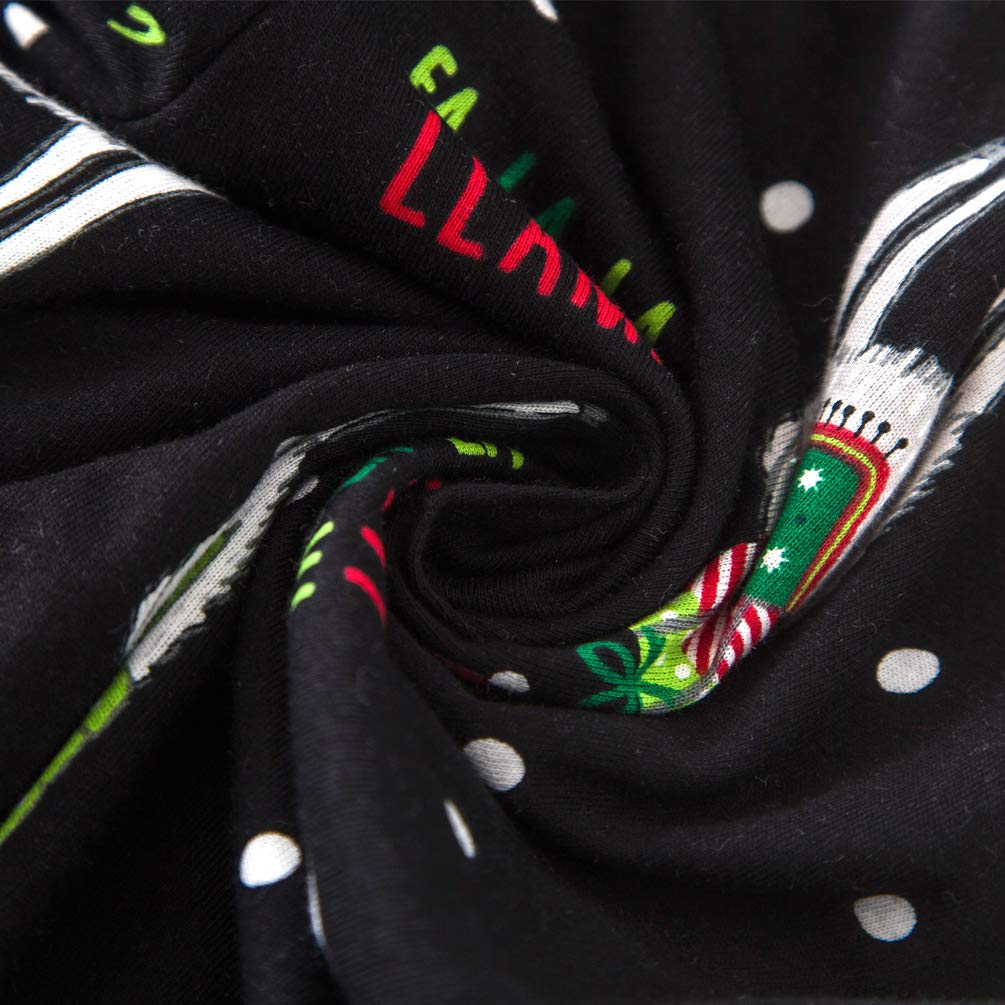 ENJOYNIGHT Women\'s Capri Pajama Pants Lounge Causal Bottoms Print Sleep Pants (XX-Large, Alpaca)