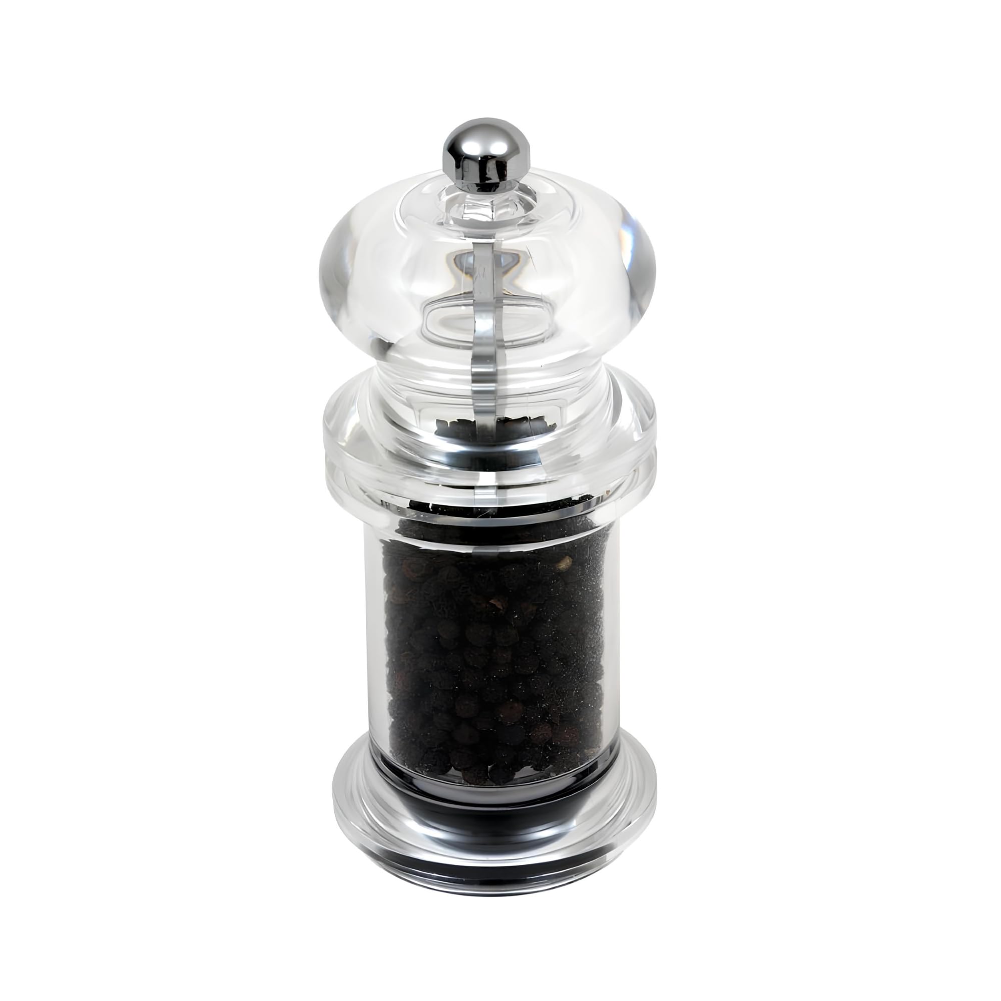 GenWare Salt or Pepper Grinder Acrylic 14cm, SPGR14, Single