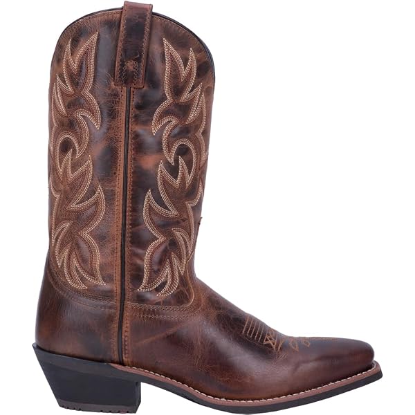Amazon.com | Laredo Mens Nico Embroidered Square Toe Pull On  display picture 2