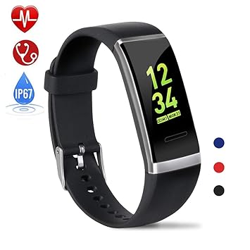 Fitness Tracker Activity Tracker Reloj con monitor de ritmo ...