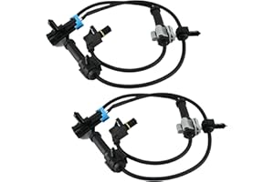AcornTech ABS Sensor 2Pcs Front Left Right - Compatible with Chevy Silverado Tahoe Tahoe for Cadillac Escalade 4.3L 4.8L 5.3L 5.7L 6.0L Replace# 19181873