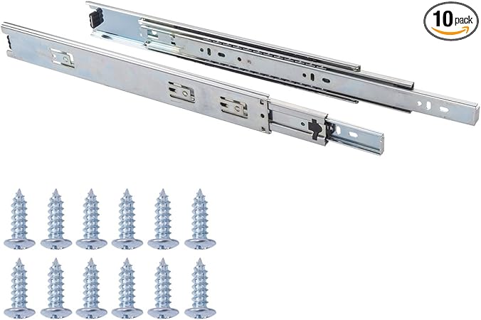 Amazonbasics Ab5002 B14 10 Drawer Slides 14 Inch Steel