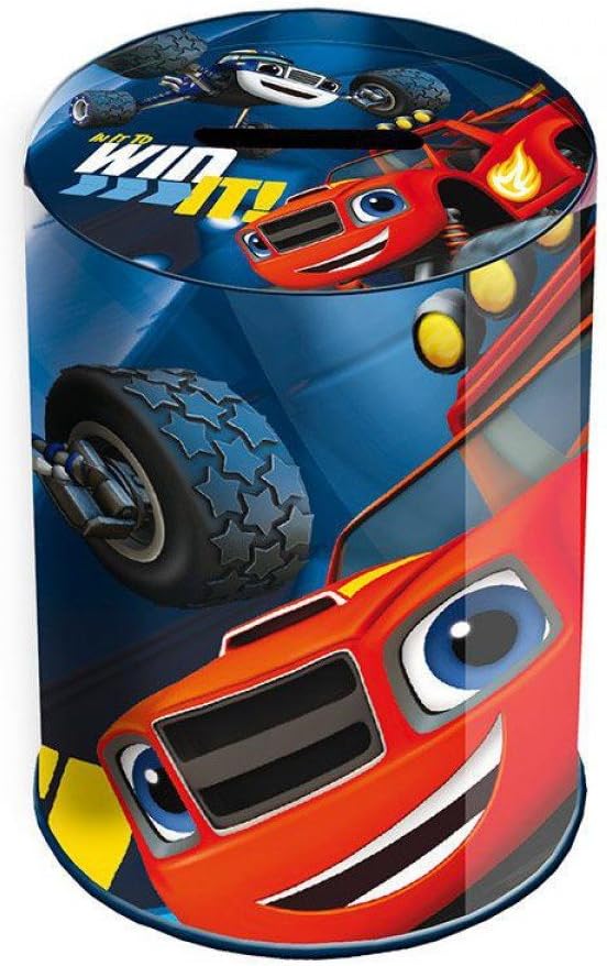 Piggy bank Blaze and The Monster Machine metal