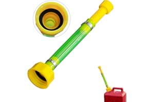 Seppicsa 1 PCS 10.9'' Gas Can Spout Replacement Compatible with Midwest Scepter Gas Cans Fit for 1/2/5/10 Gallon Fuel Jugs that feature 1.75''-1.8'' Threads Anti-Spill Gas Can Nozzle